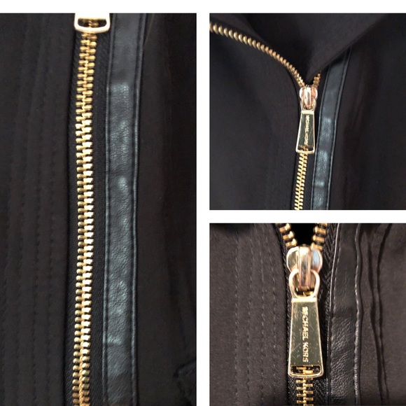 Michael M.  Kors Black belted trench coat jacket - Picture 5 of 9